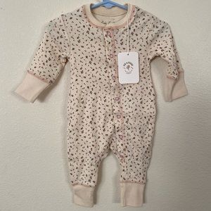 Fin & Vince NWT girls petit floral romper 3-6m